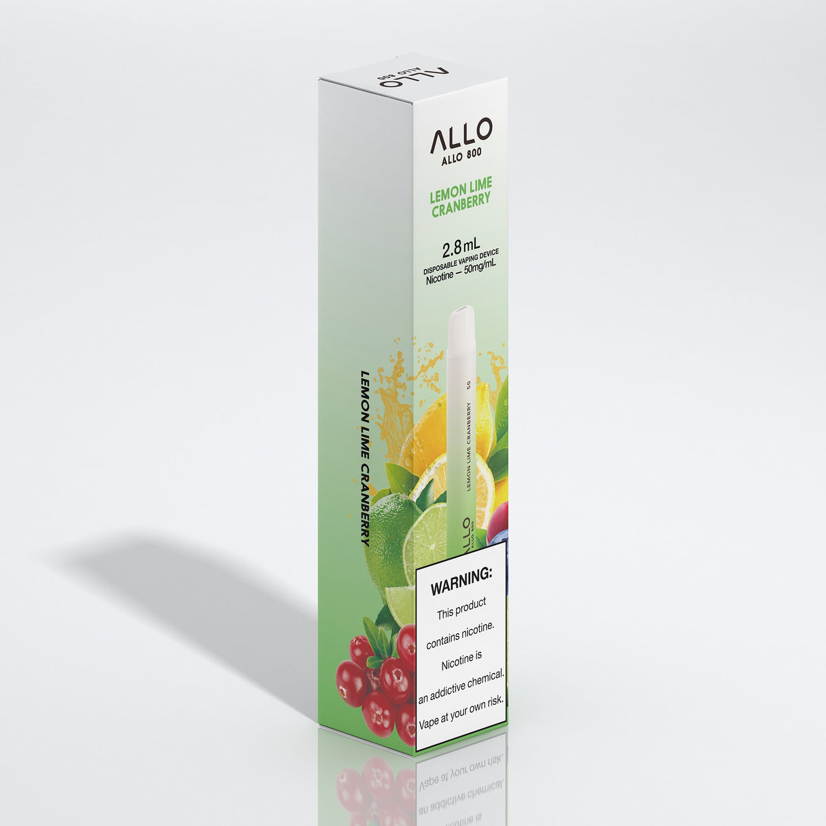 Allo 800 - Lemon Lime Cranberry