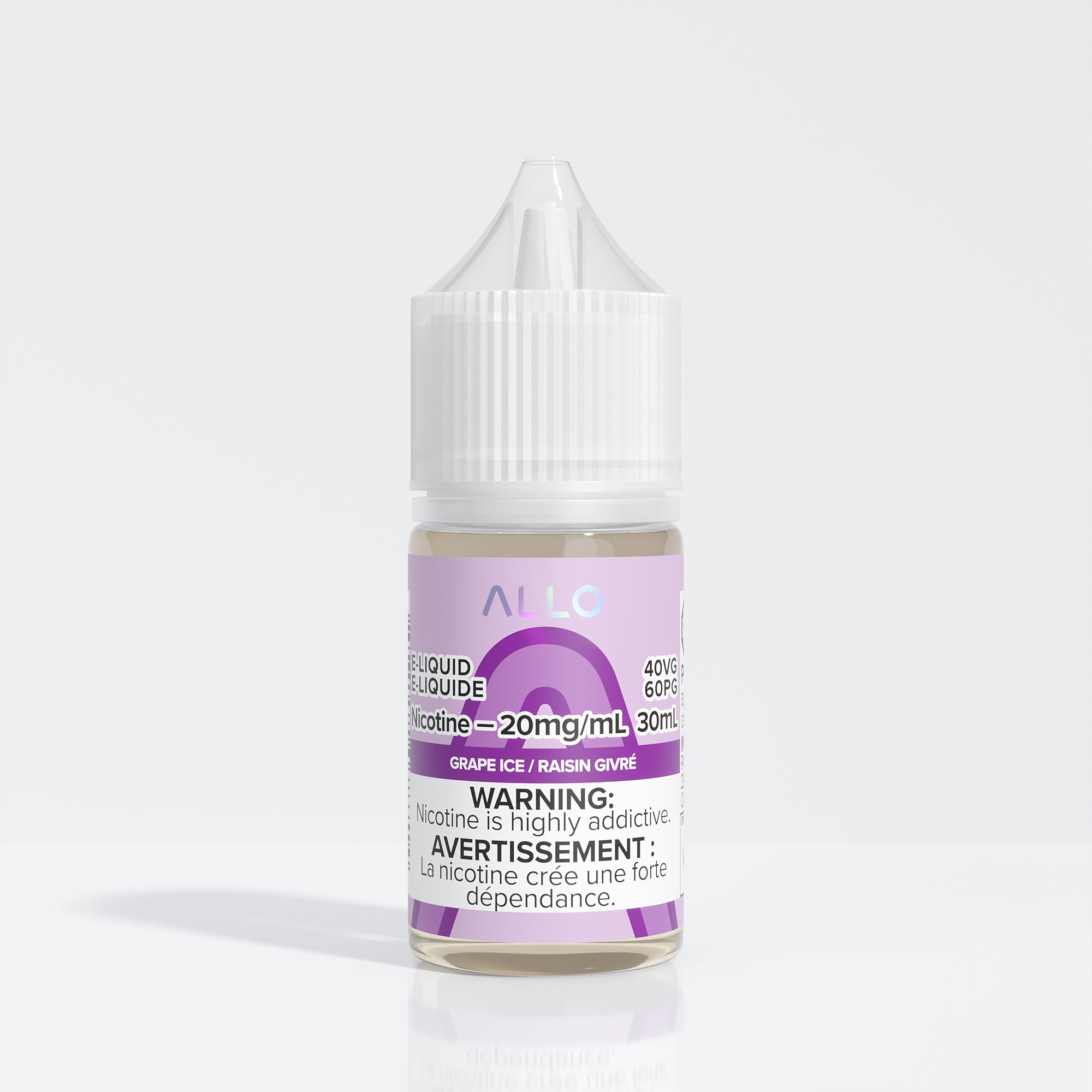 Allo E-Liquid-Grape Ice - Allo Vapor Allo E-Liquid-Grape Ice - Allo Vapor