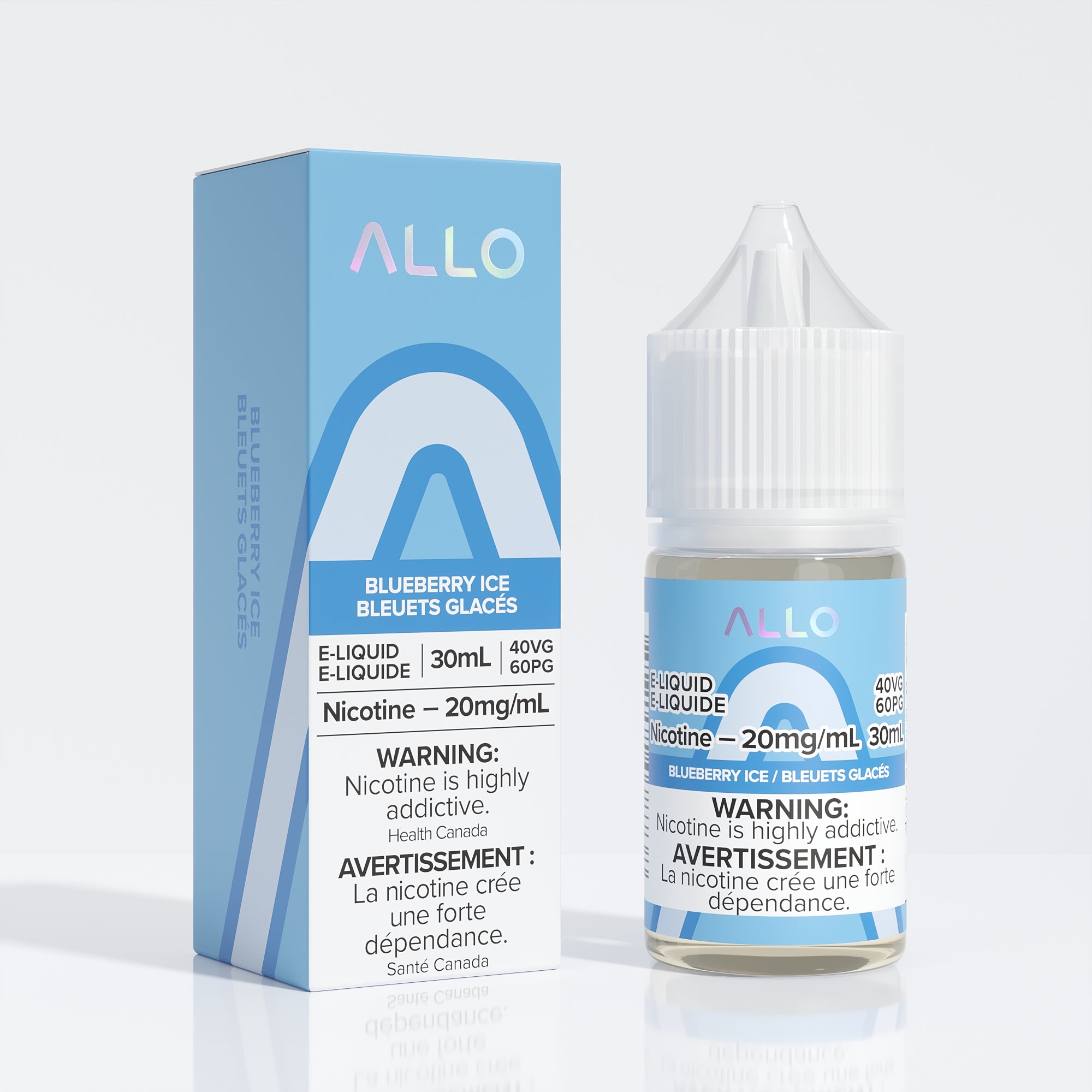 Allo E-Liquid-Blueberry Ice - Allo Vapor Allo E-Liquid-Blueberry Ice - Allo Vapor