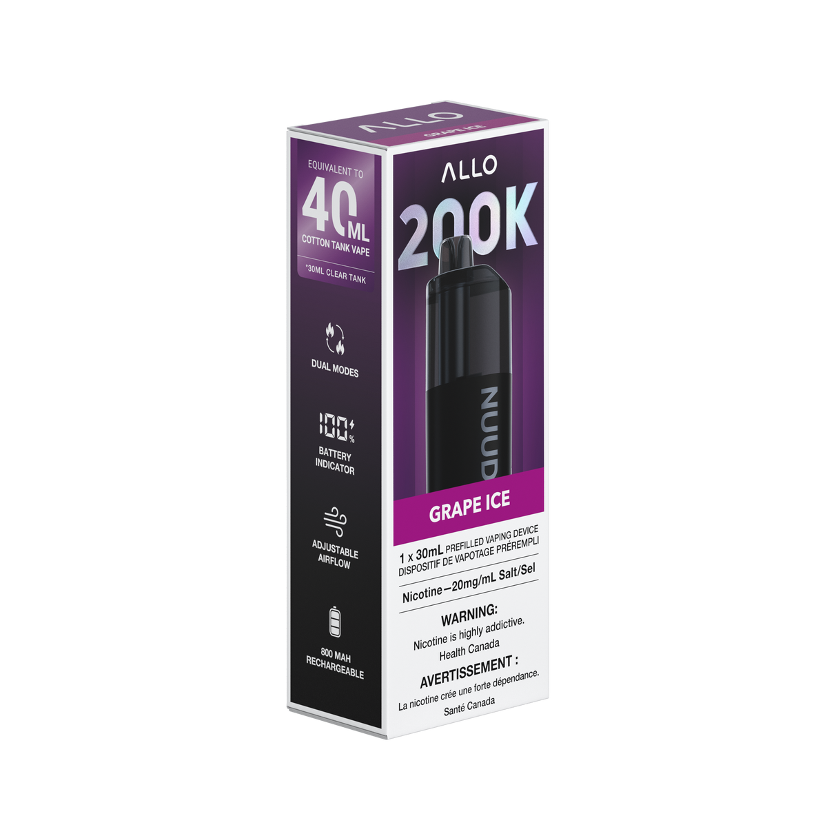 Nuud 200K - GRAPE ICE