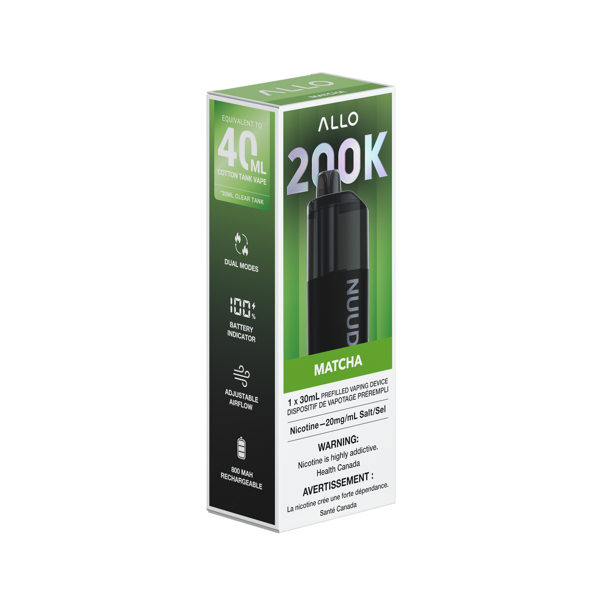 Nuud 200K - MATCHA