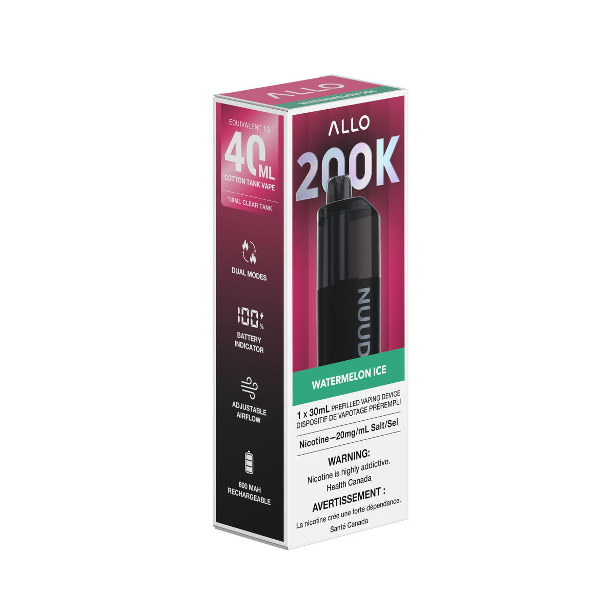 Nuud 200K - WATERMELON ICE