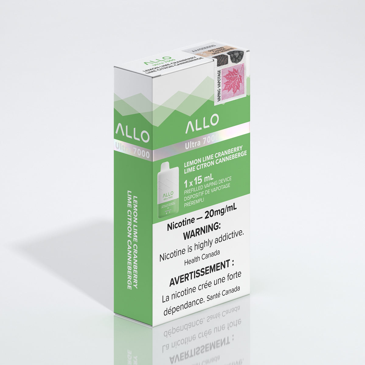 Allo Ultra 7000 - Lemon Lime Cranberry